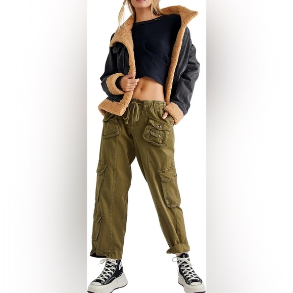 Free People Tahiti Cargo Pants - Picture 1 of 9